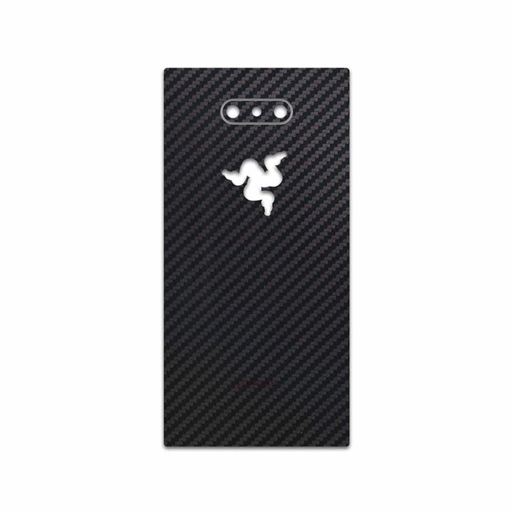 برچسب پوششی ماهوت مدل Carbon-Fiber مناسب برای گوشی موبایل ریزر Phone 2 MAHOOT Carbon-Fiber Cover Sticker for Razer Phone 2